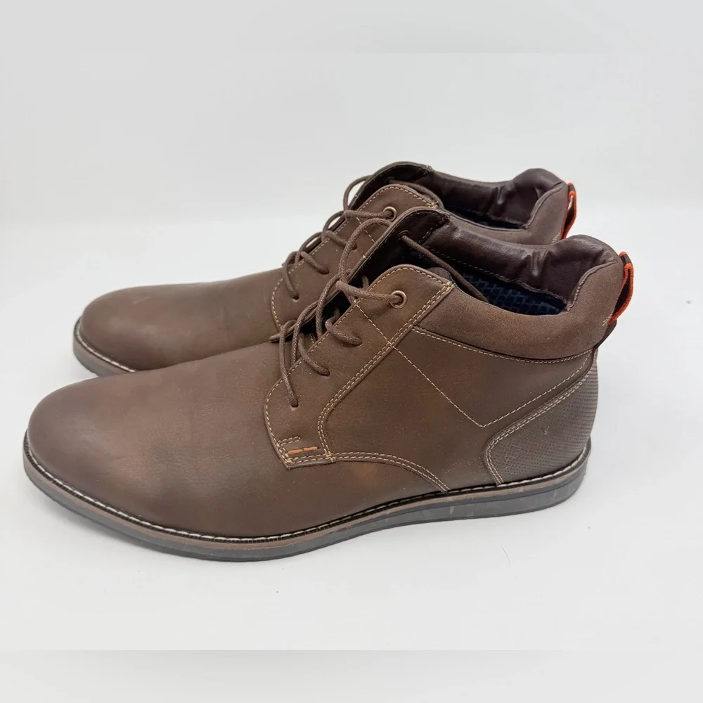 Nunn Bush - All Manmade - Size 11 Men's Brown Ankle Boots